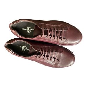 Black Brown 1826 Jack Leather Sneakers